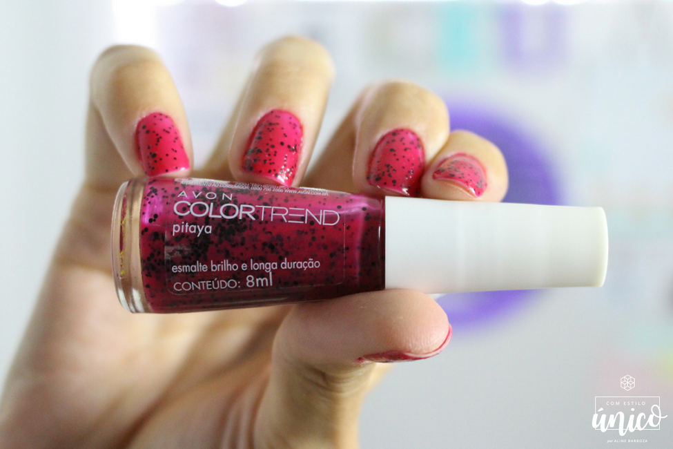 Esmalte da semana - pitaya Avon alineraquelblog