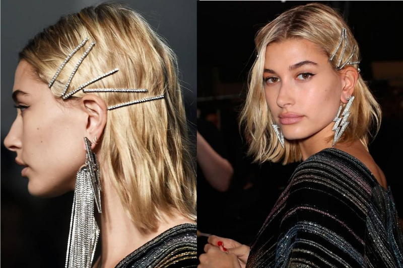 grampos e presilhas para cabelos - grampos hailey baldwin