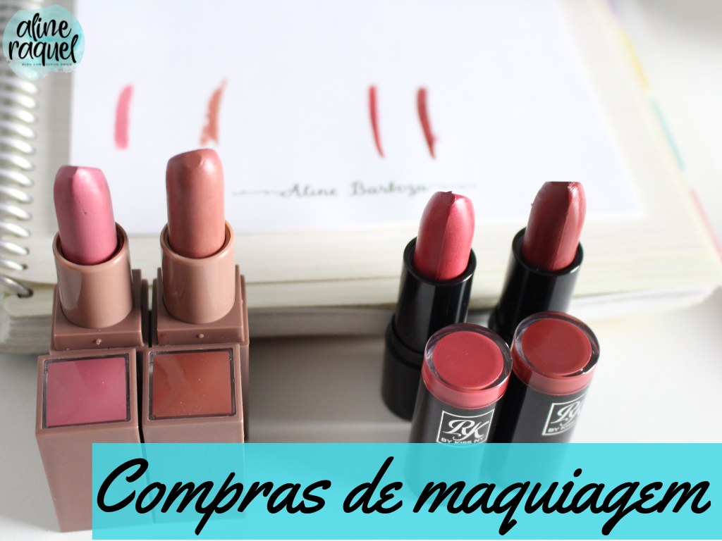 Capa compras de maquiagem baratas em Curitiba - aline raquel blog