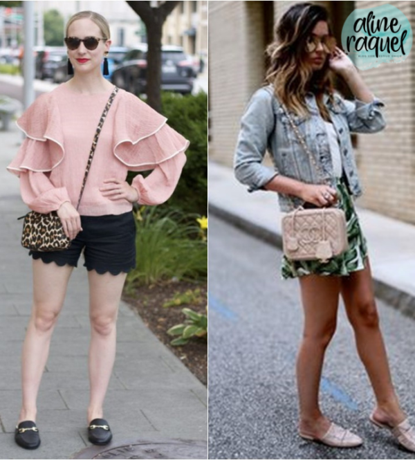 Looks para inspirar com flat mule - shorts