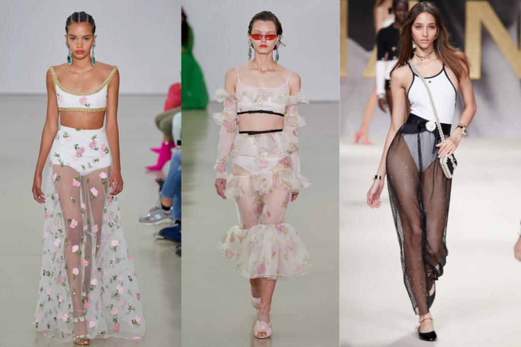 Tendências da moda verão 2022 - Giambattista_ Chanel - alineraquelblog