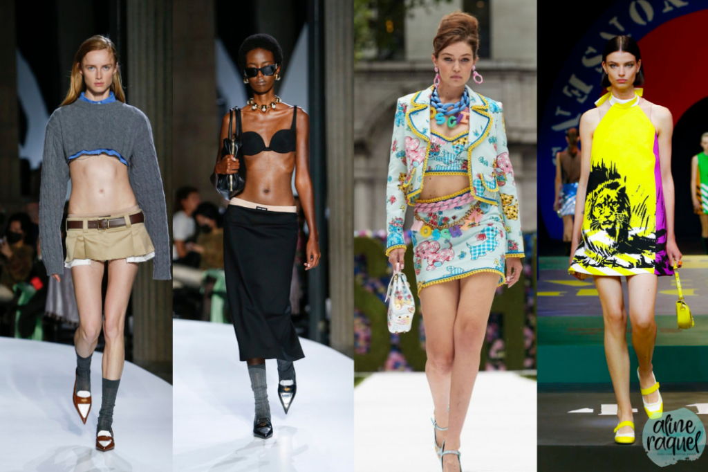 Tendências da moda verão 2022 - Miu Miu _ Moschino _ Dior - alineraquelblog